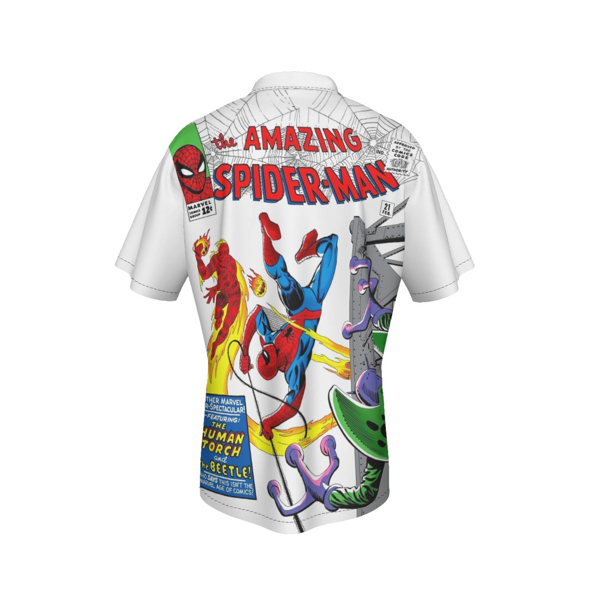 SPIDERMAN 21 ALL OVER PRINT SHIRT AND TANK