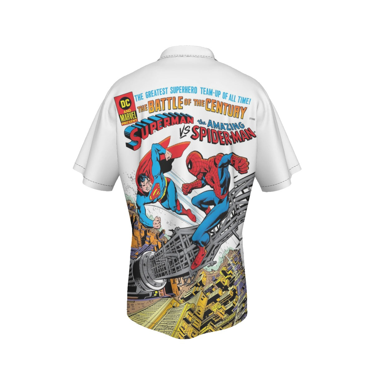 SUPERMAN VS SPIDERMAN ALL OVER PRINT SHIRT AND TANK TOP -