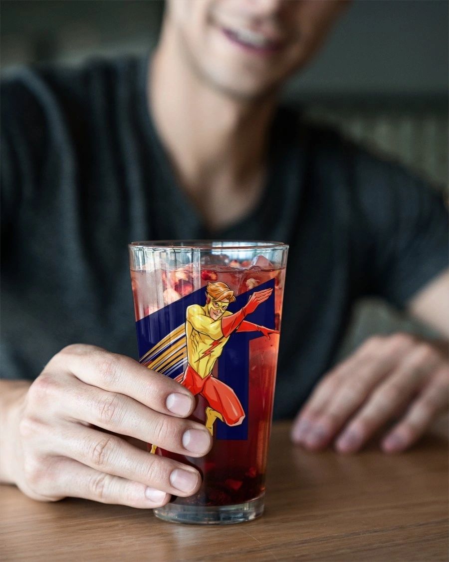 KID FLASH TT Pint Glass (with Free Shipping)
