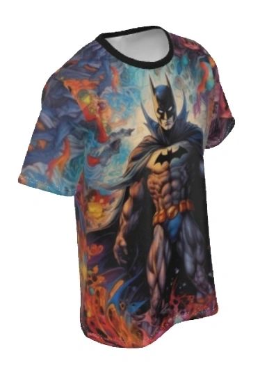 PSYCHEDELIC BATMAN ALL-OVER PRINT SHIRT and tank