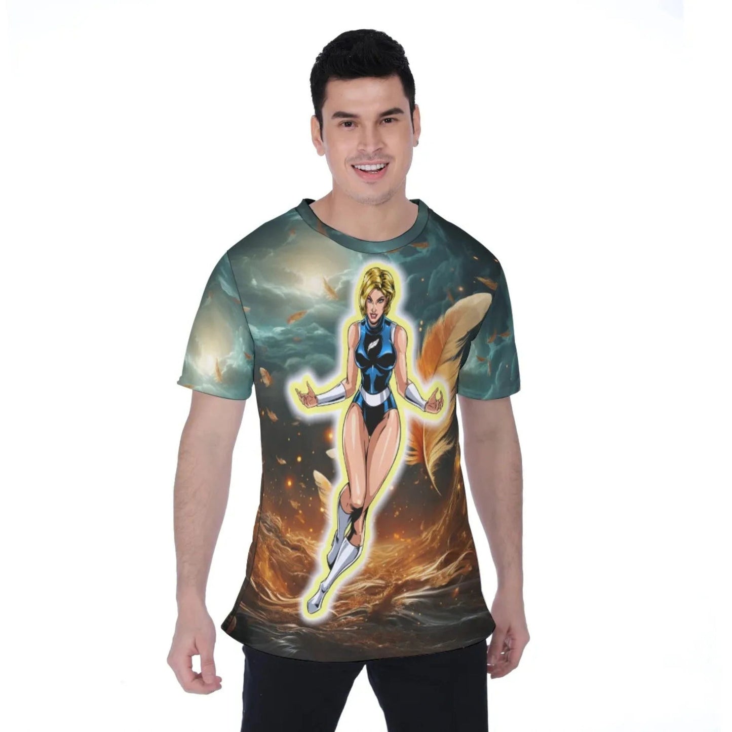LIGHT LASS READY ALL-OVER PRINT SHIRT AND TANK TOP
