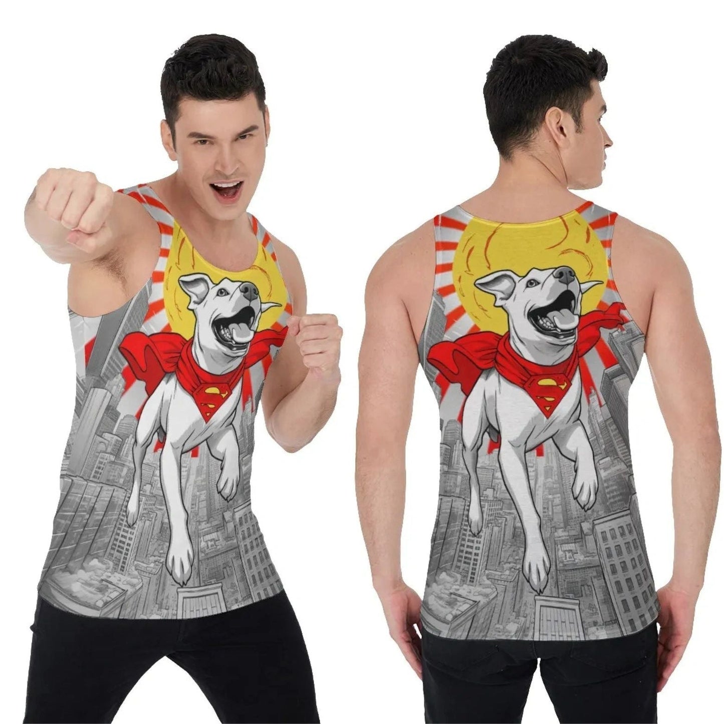 KRYPTO FLIGHT ALL-OVER PRINT SHIRT AND TEE