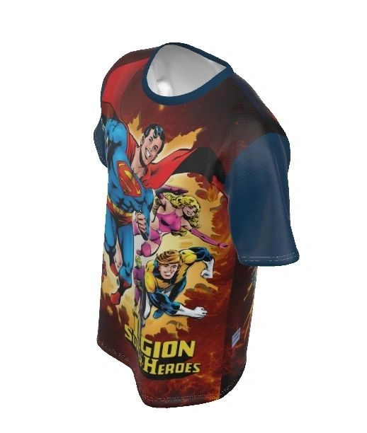 SUPERBOY/LEGION EXPLODE ALL-OVER PRINT SHIRT AND TANK TOP