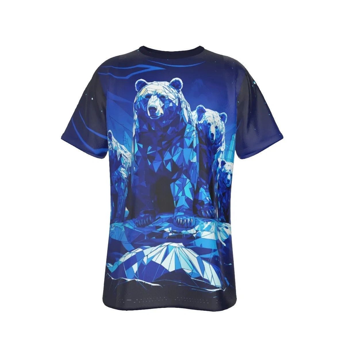 BLUE BEARS ISOMETRIC ALL-OVER PRINT SHIRT and tank