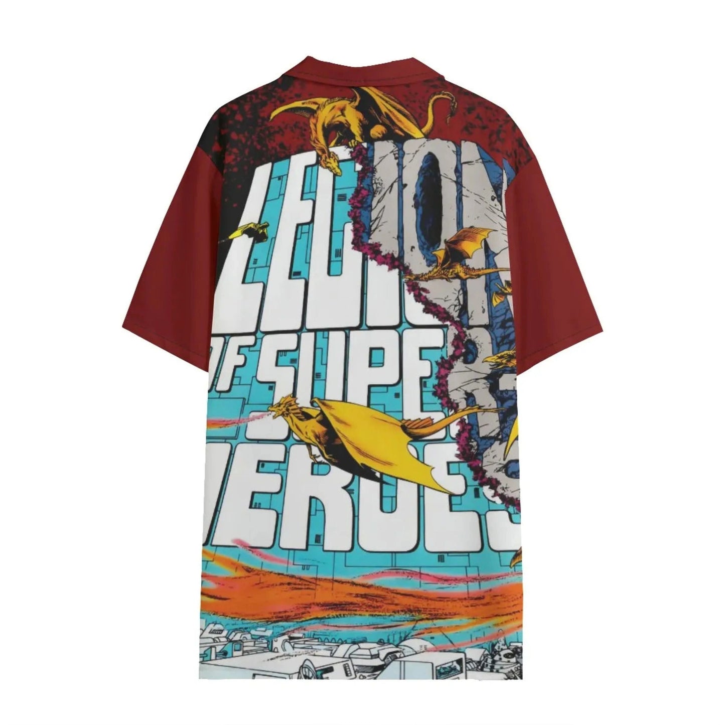 LEGION MAGIC WAR BUTTON UP HAWAIIAN SHIRT