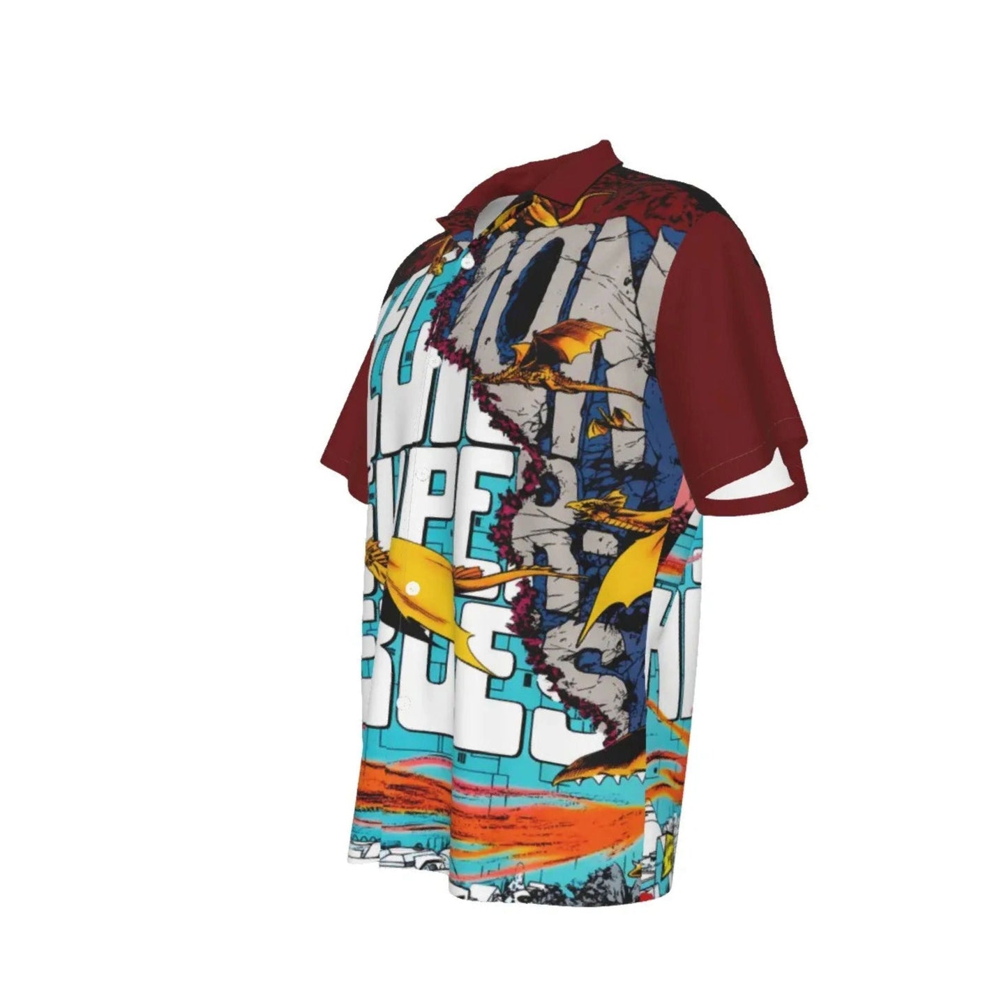LEGION MAGIC WAR BUTTON UP HAWAIIAN SHIRT
