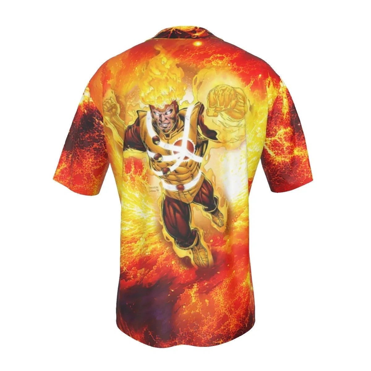 FIRESTORM BUTTON UP - ALL OVER PRINT SHIRT