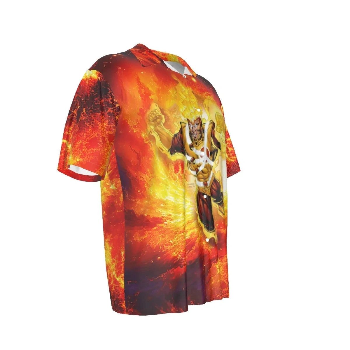 FIRESTORM BUTTON UP - ALL OVER PRINT SHIRT