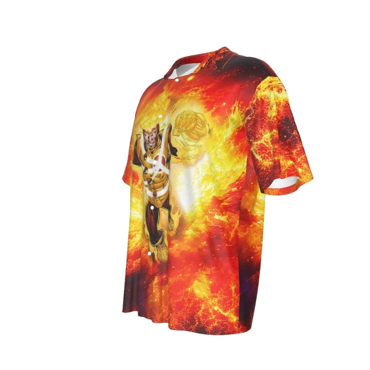 FIRESTORM BUTTON UP - ALL OVER PRINT SHIRT