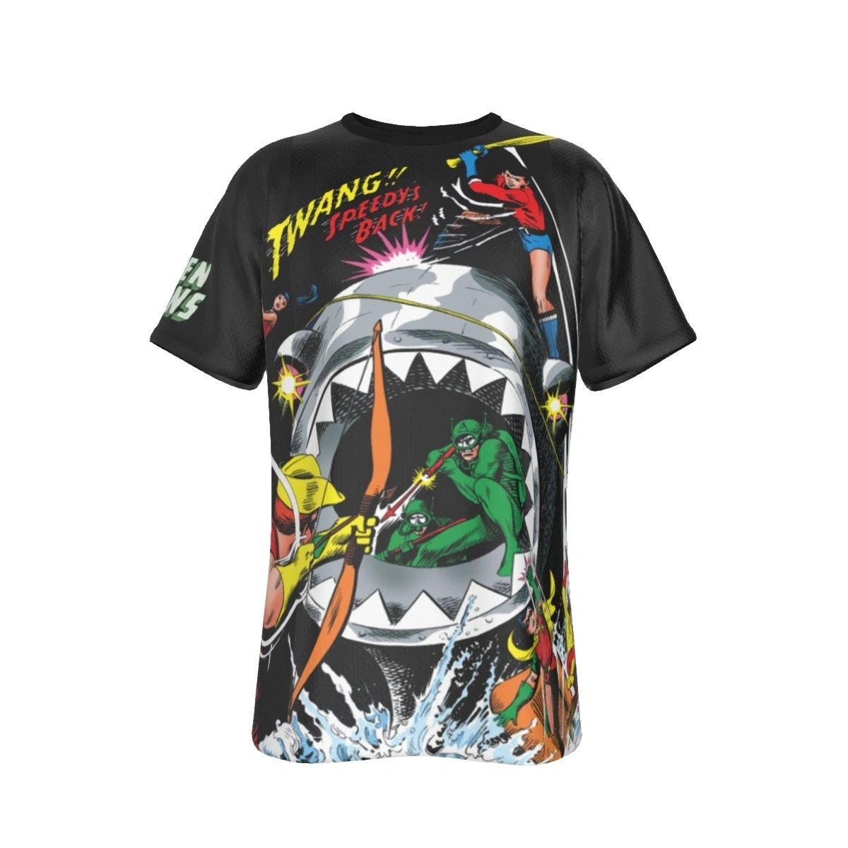 TEEN TITANS SPEEDYS BACK ALL-OVER PRINT SHIRT