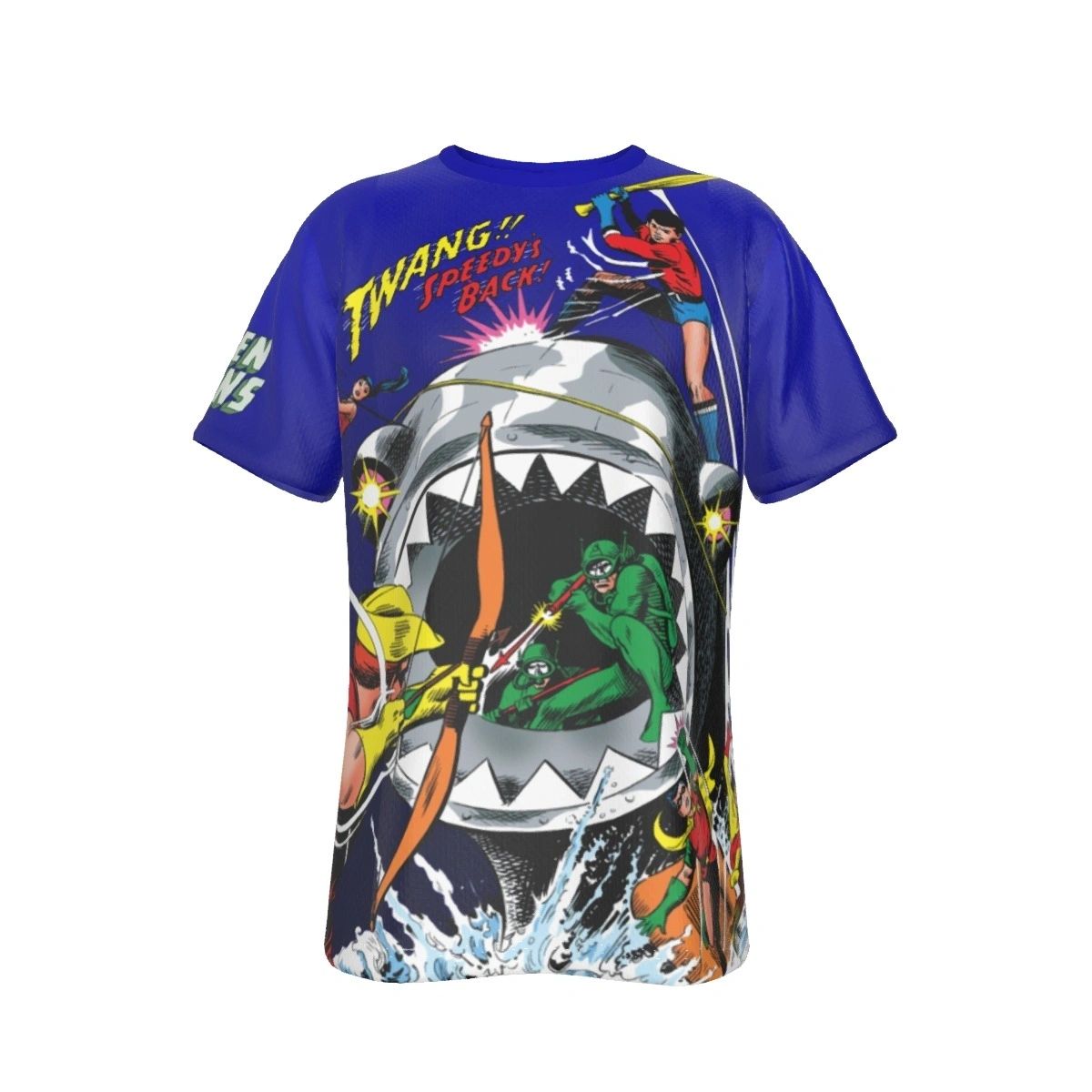 TEEN TITANS SPEEDYS BACK ALL-OVER PRINT SHIRT
