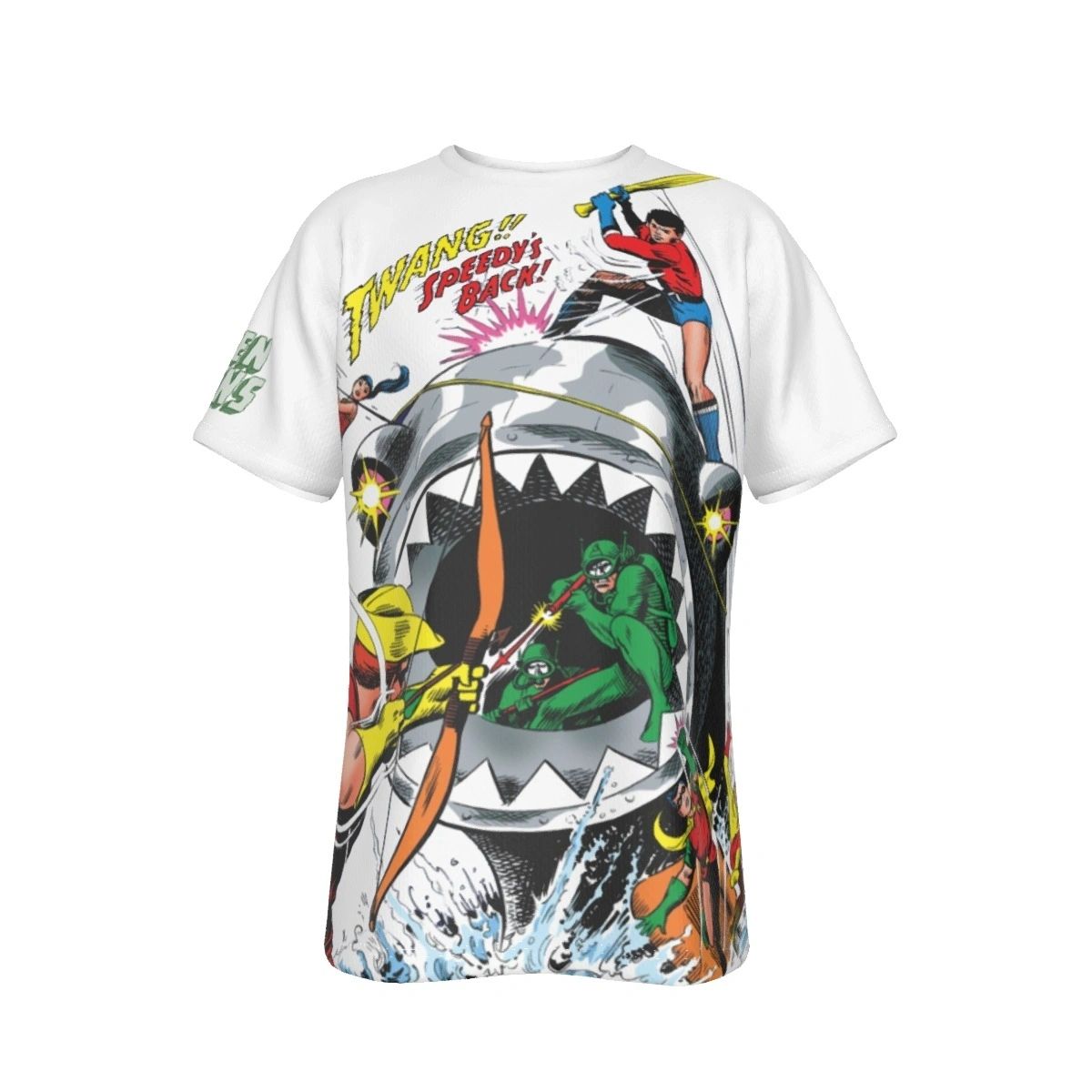TEEN TITANS SPEEDYS BACK ALL-OVER PRINT SHIRT