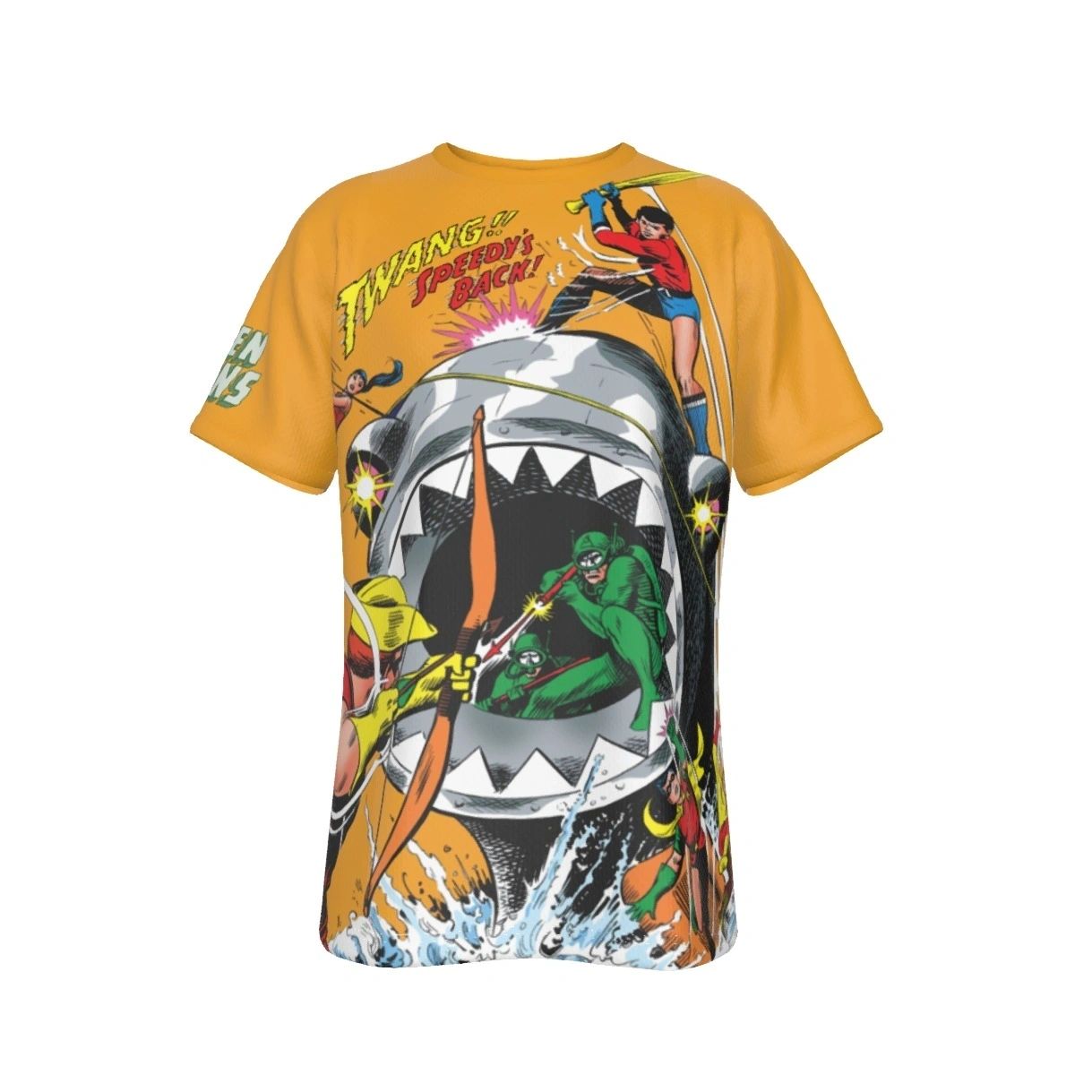 TEEN TITANS SPEEDYS BACK ALL-OVER PRINT SHIRT