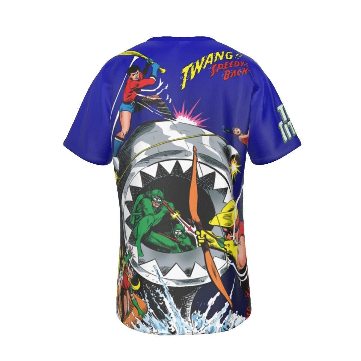 TEEN TITANS SPEEDYS BACK ALL-OVER PRINT SHIRT