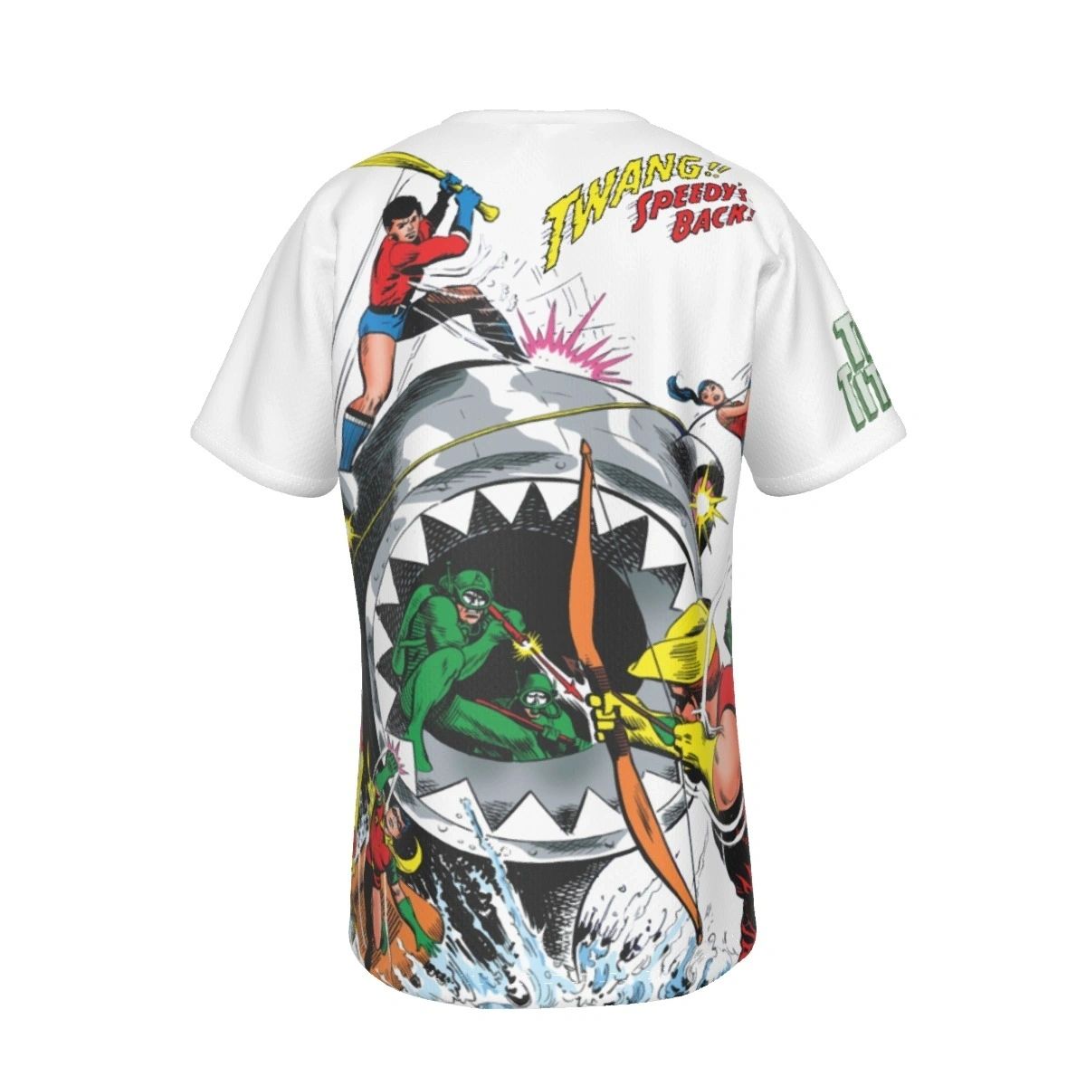 TEEN TITANS SPEEDYS BACK ALL-OVER PRINT SHIRT
