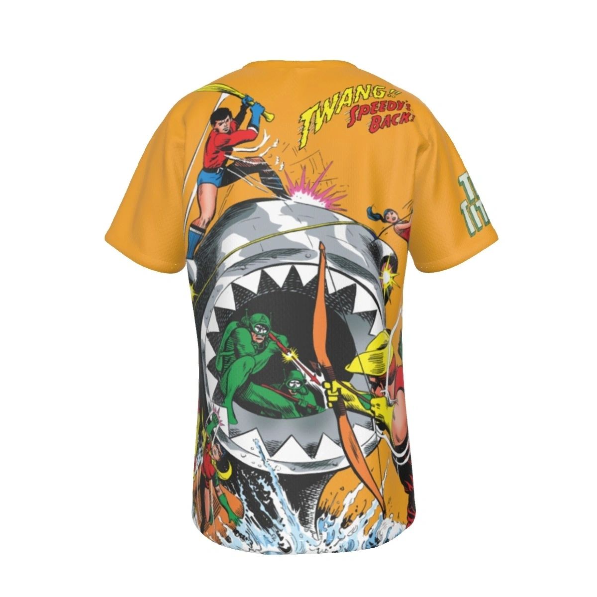 TEEN TITANS SPEEDYS BACK ALL-OVER PRINT SHIRT