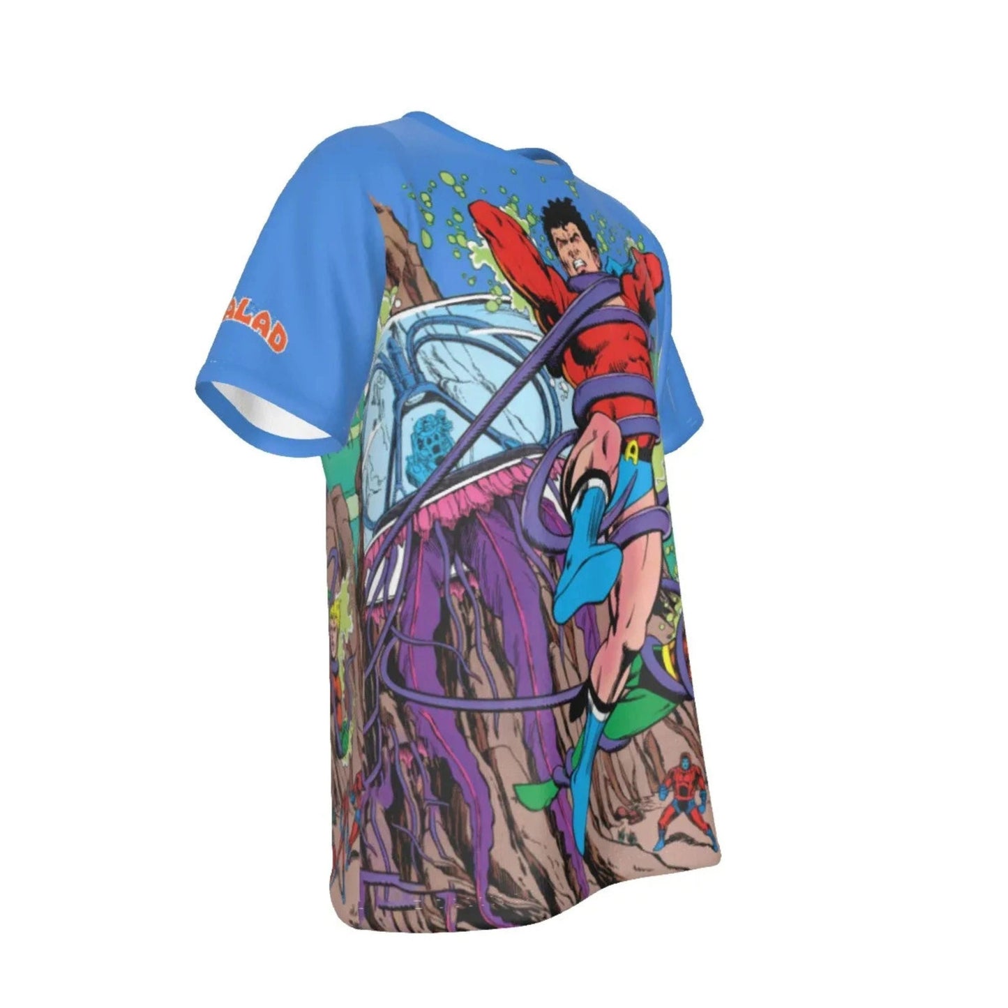 TEEN TITANS AQUALAD ALL-OVER PRINT SHIRT