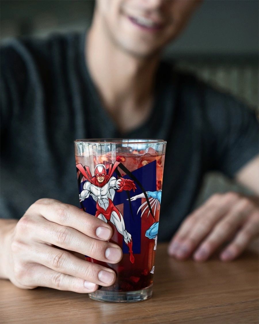 HAWK & DOVE READY Pint Glass (with Free Shipping)