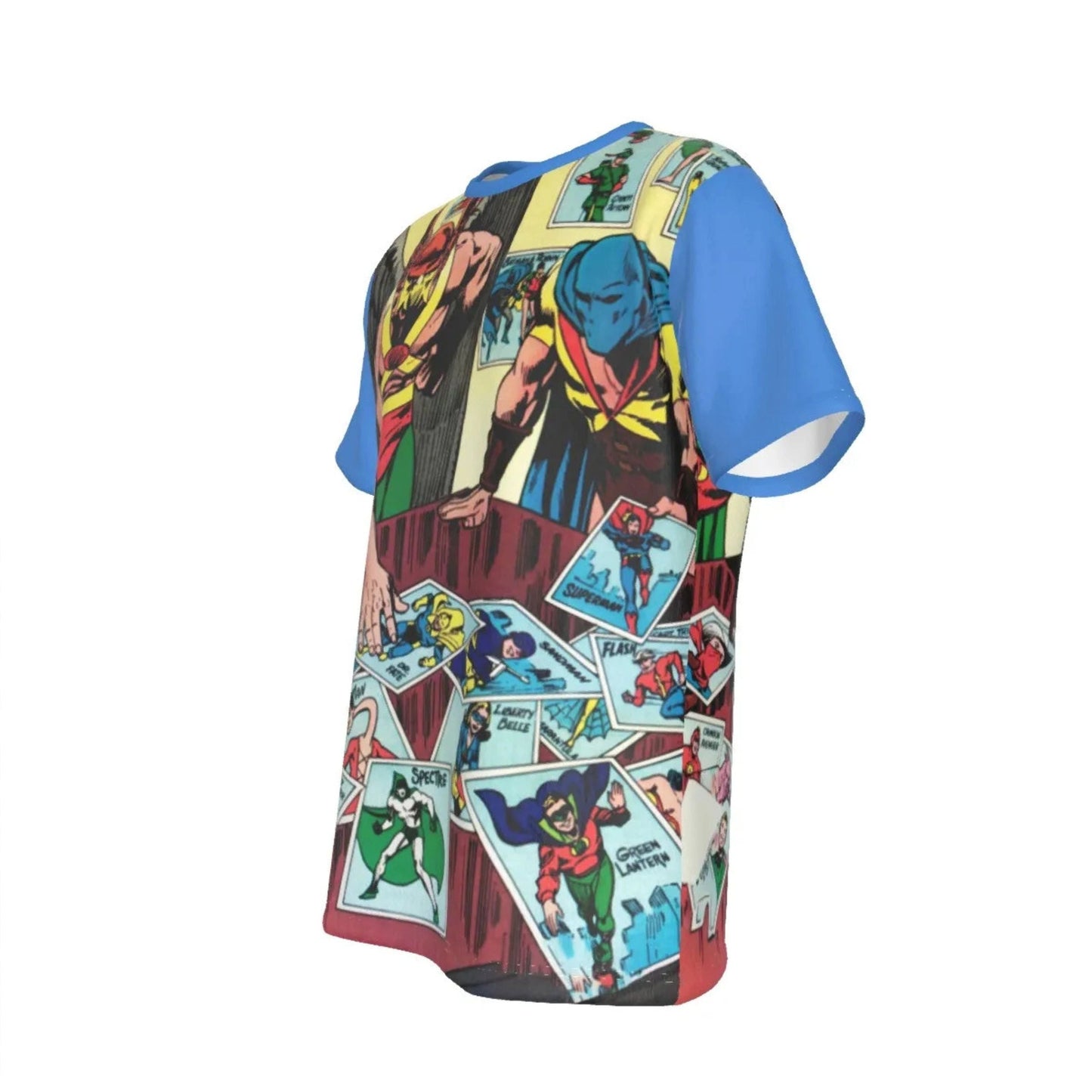 THE ATOM ALL STAR SQUAD ALL-OVER PRINT SHIRT AND TANK TOP