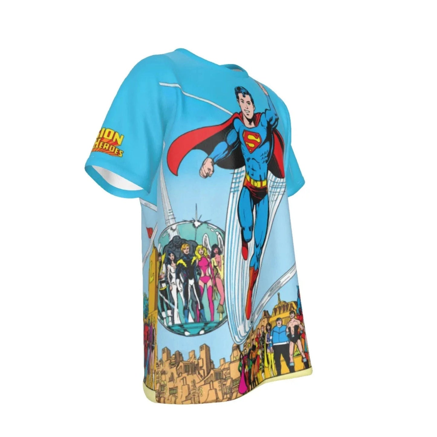 SUPERBOY RETURNS ALL-OVER PRINT SHIRT