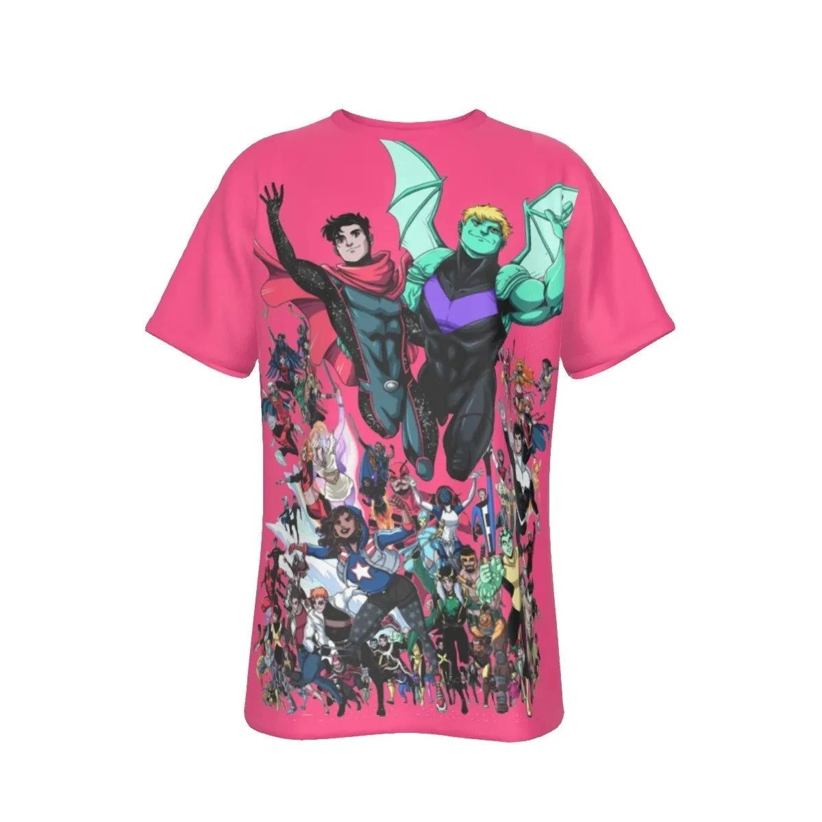 MARVEL AND DC GAY SHIRT - ALL LGBTQIA CHARACTERS - SECRET SALE