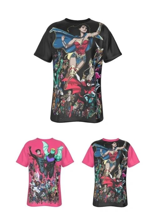 MARVEL AND DC GAY SHIRT - ALL LGBTQIA CHARACTERS