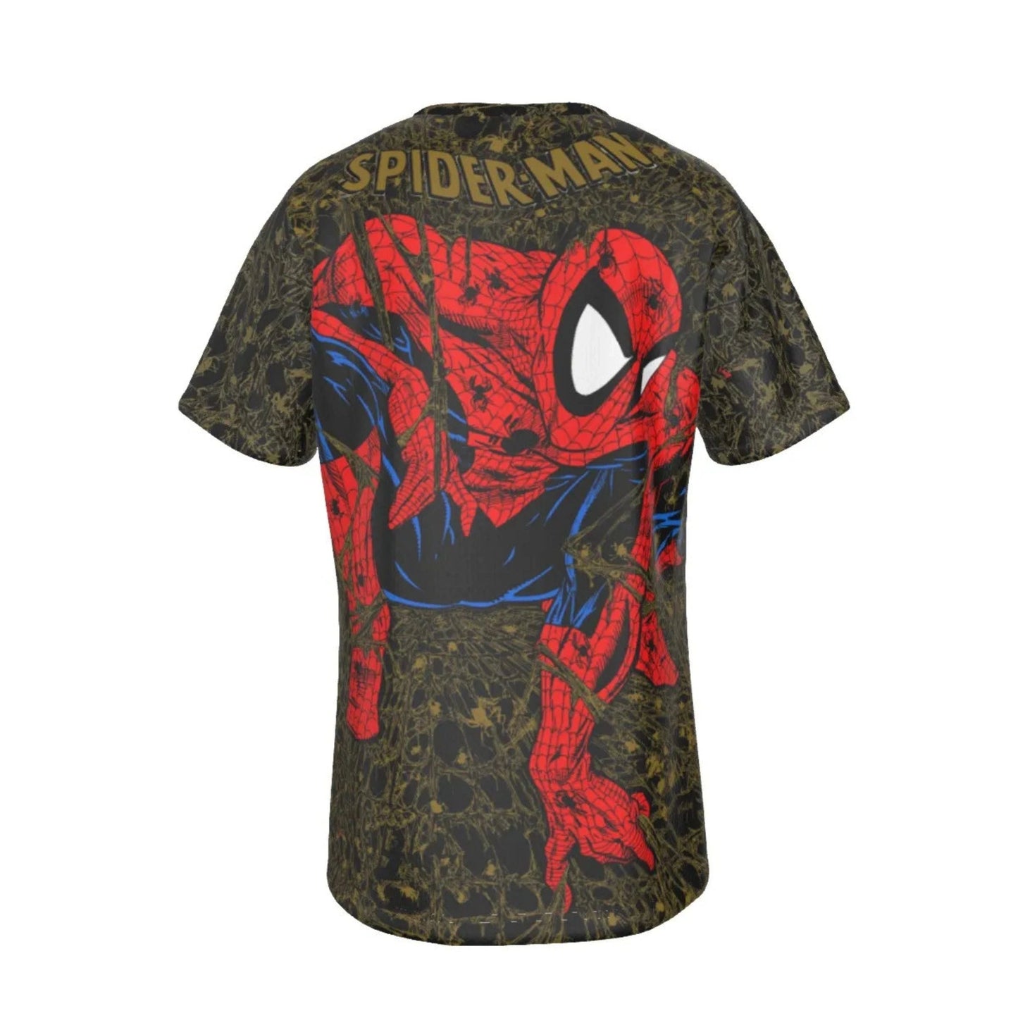 SPIDERMAN WEBS ALL OVER PRINT SHIRT AND TANK - SECRET SALE