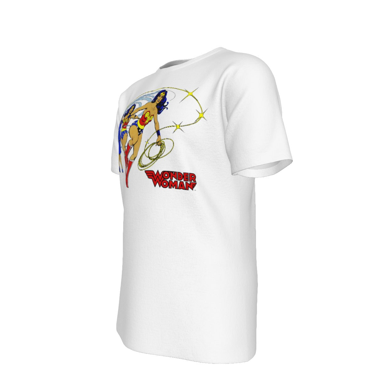 WONDER WOMAN SPIN All Over Print Shirt & Tank Top - JOSE LUIZ GARCIA LOPEZ ART