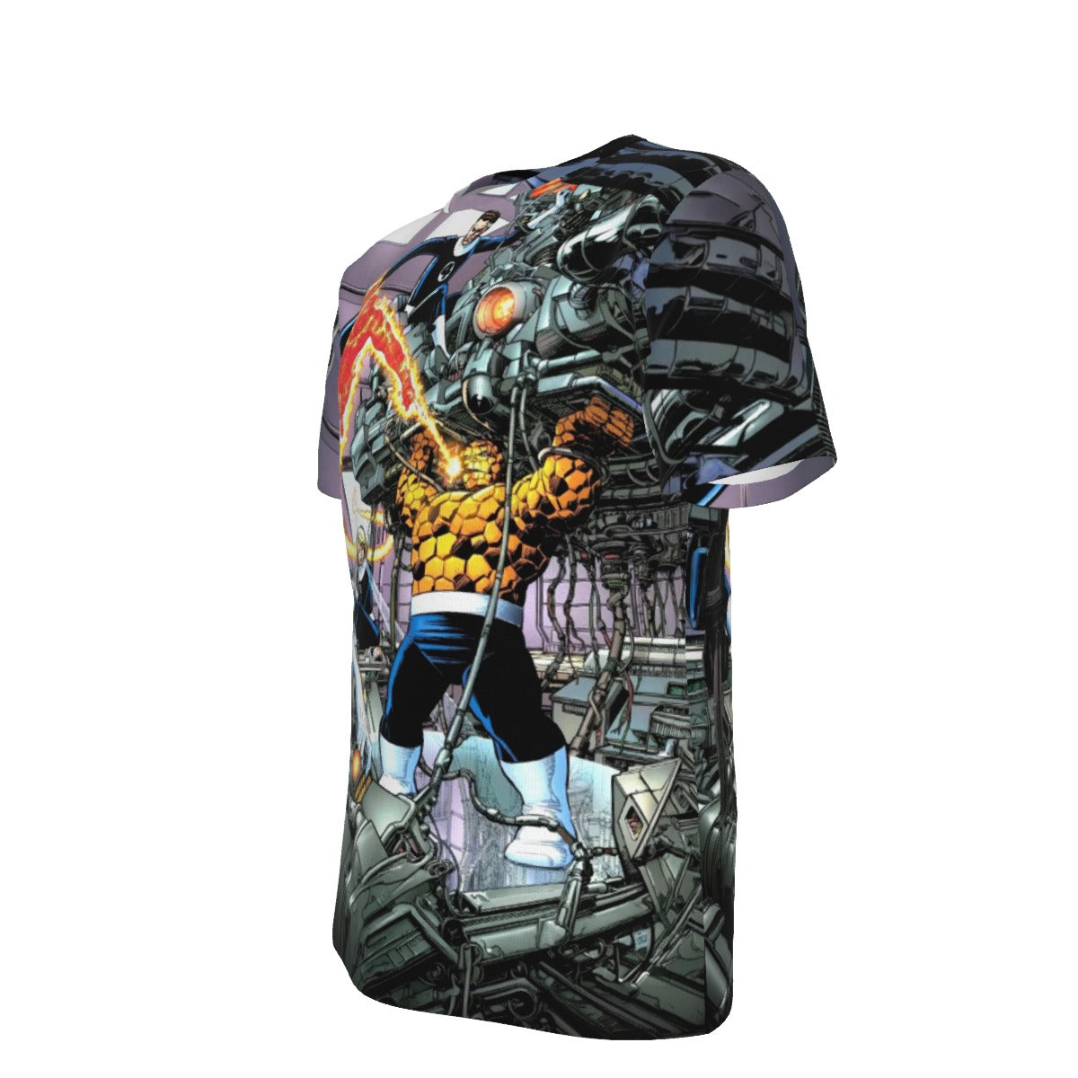 FANTASTIC FOUR PIN UP ALL OVER PRINT SHIRT AND TANK TOP - PEREZ ART