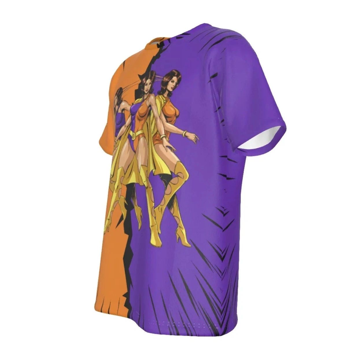 DUO DAMSEL ALL-OVER PRINT SHIRT AND TANK TOP