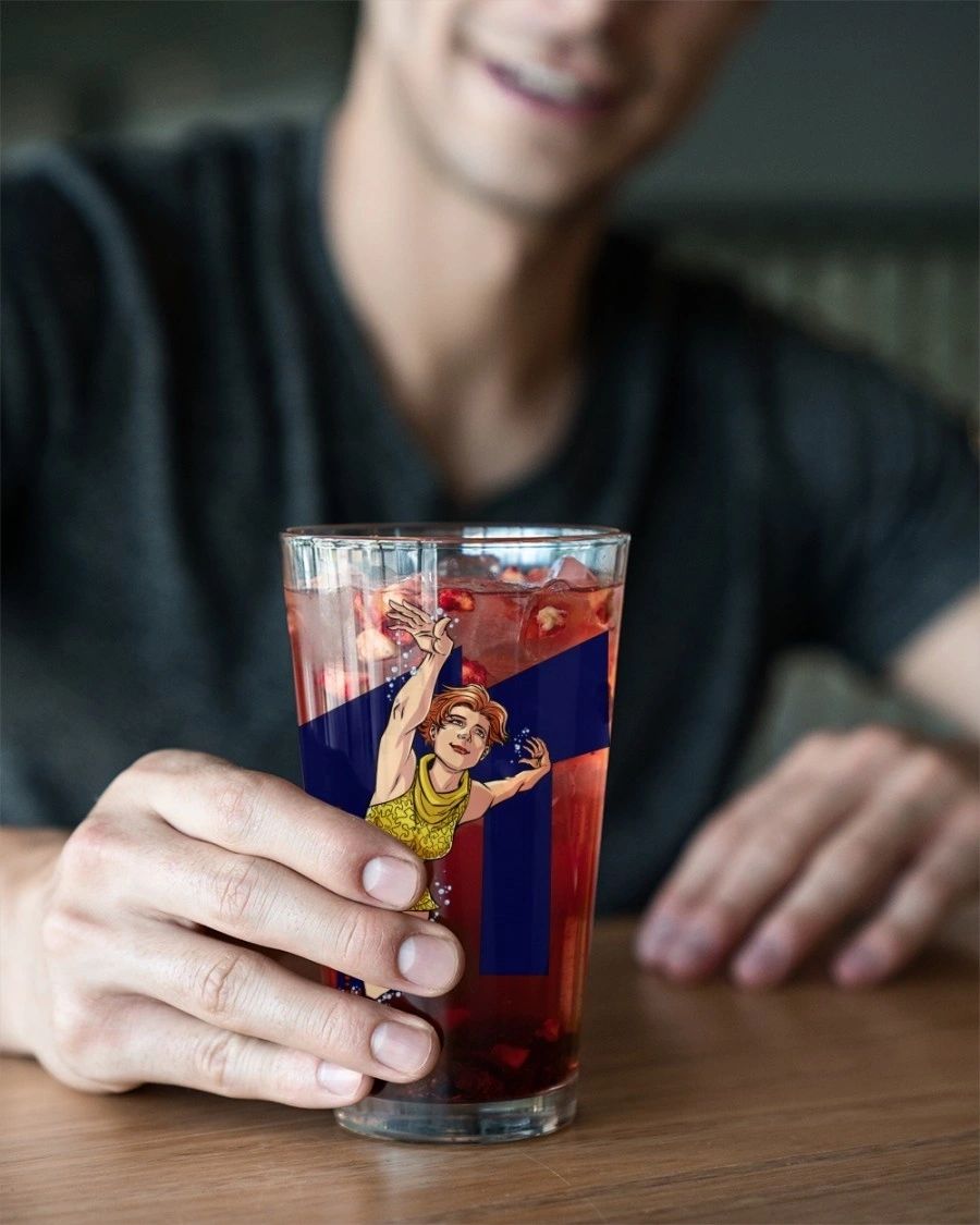 AQUAGIRL READY Pint Glass (with Free Shipping)