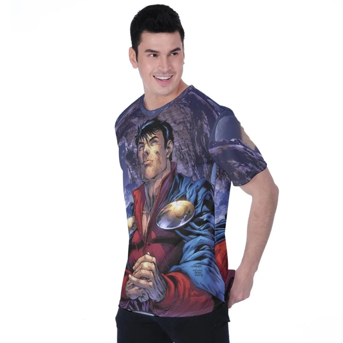 MON-EL (LEE) ALL-OVER PRINT SHIRT AND TANK TOP