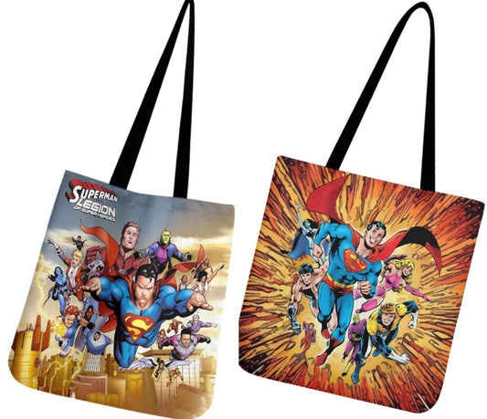 SUPERMAN/LEGION - SUPERBOY BREAKTRHU CLOTH TOTE BAG