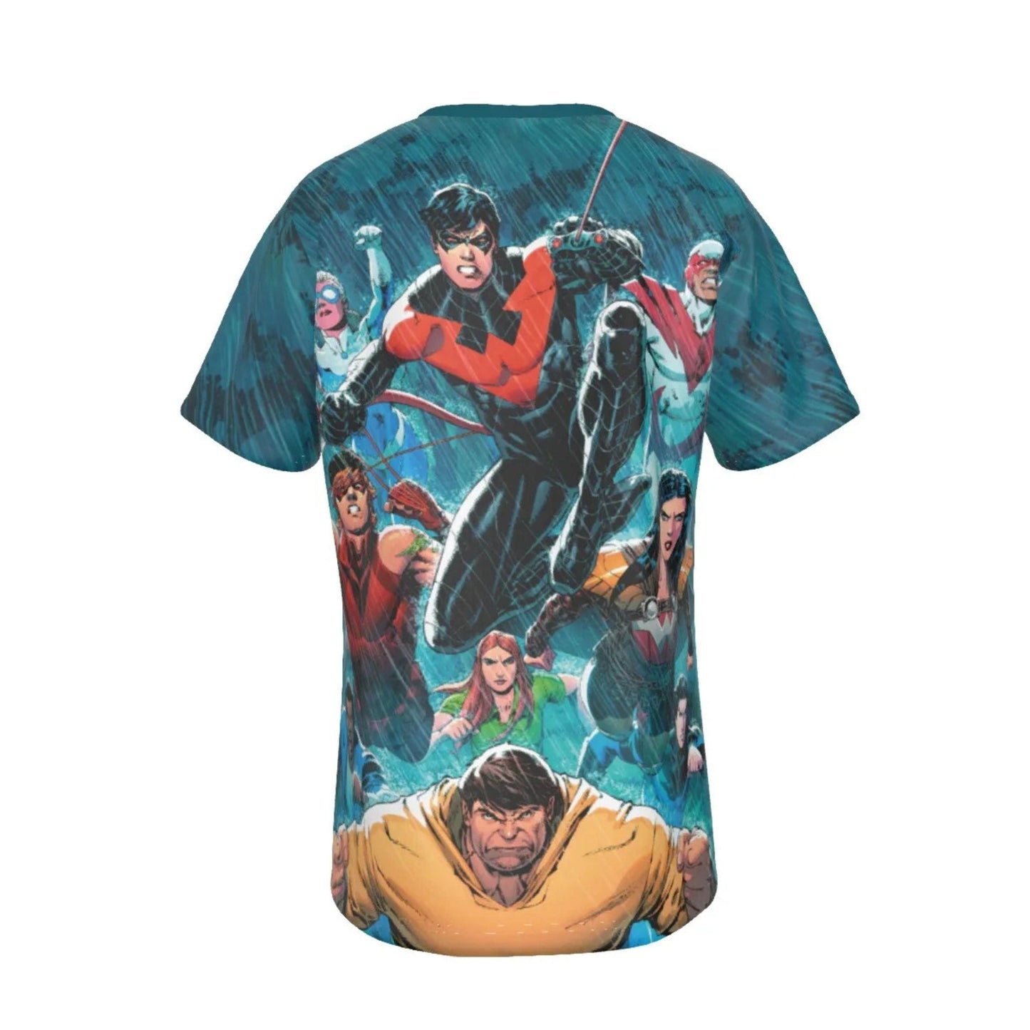 GNARRK FROM TEEN TITANS ALL-OVER PRINT SHIRT