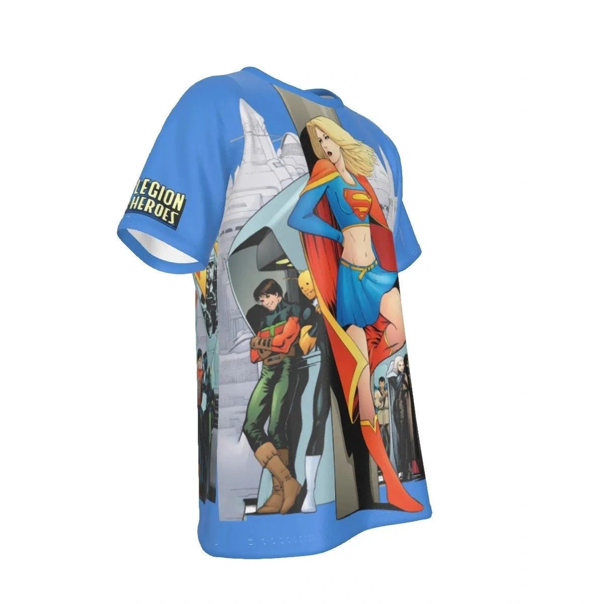 SUPERGIRL AND THE LEGION ALL-OVER PRINT SHIRT AND TANK TOP