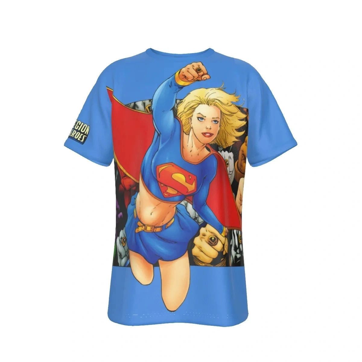 SUPERGIRL AND THE LEGION ALL-OVER PRINT SHIRT AND TANK TOP
