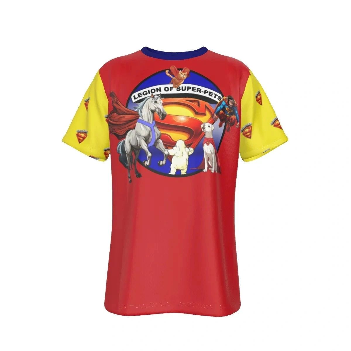 LEGION OF SUPERPETS CLUB SHIRTS ALL-OVER PRINT SHIRT AND TEE