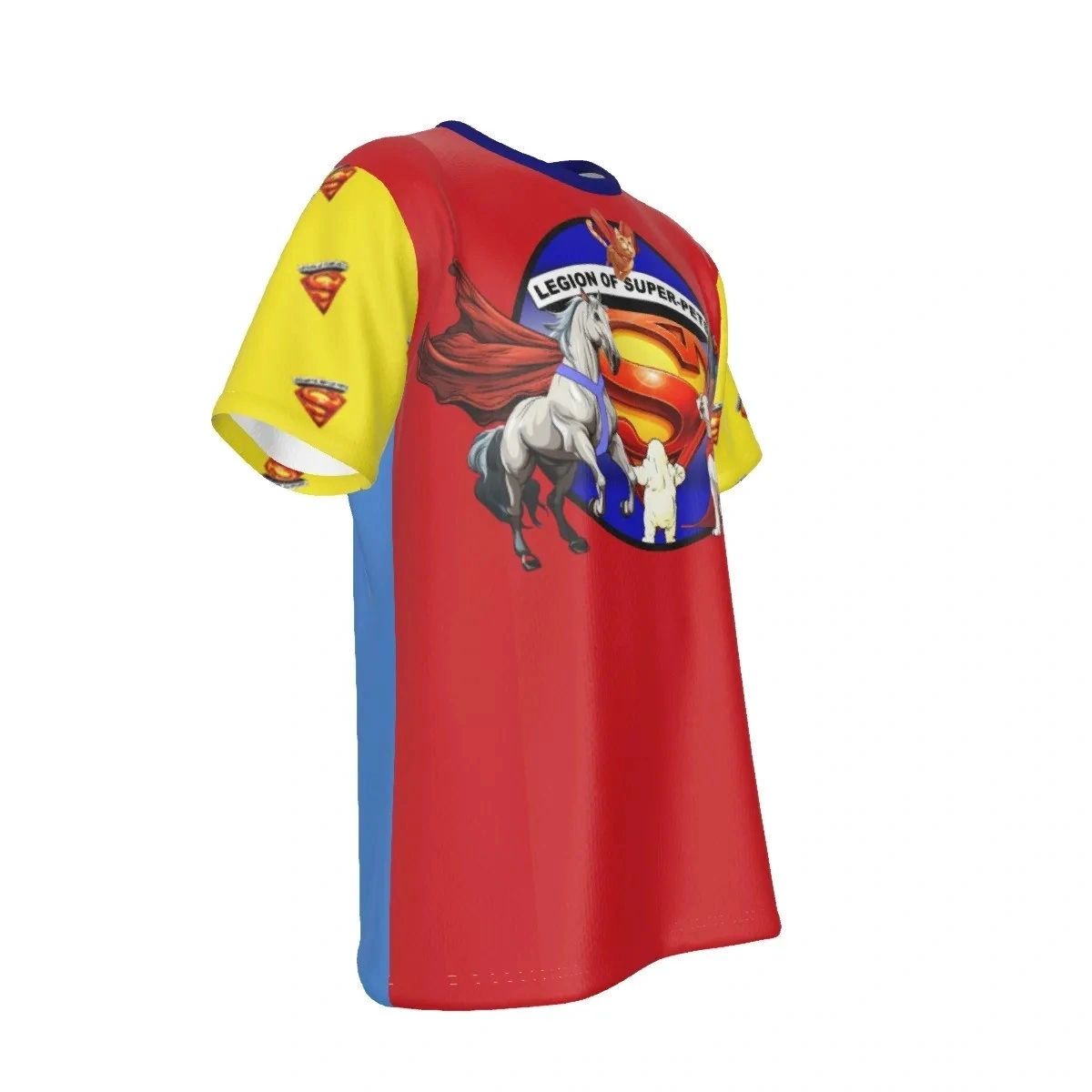 LEGION OF SUPERPETS CLUB SHIRTS ALL-OVER PRINT SHIRT AND TEE