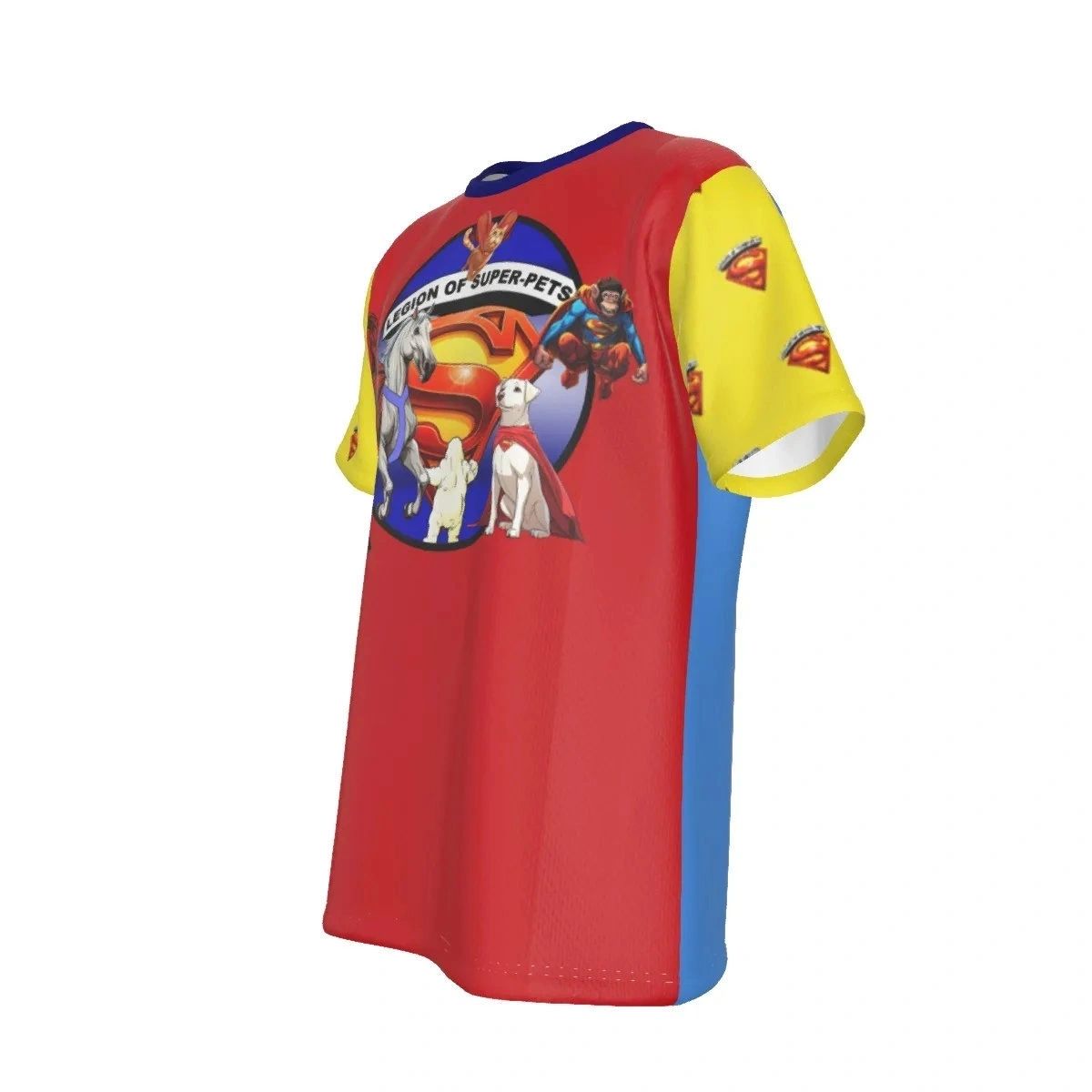 LEGION OF SUPERPETS CLUB SHIRTS ALL-OVER PRINT SHIRT AND TEE