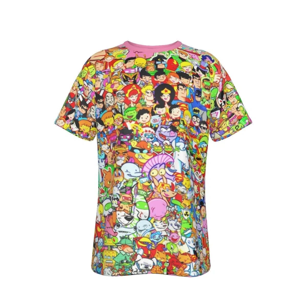 DC CARTOONS ALL-OVER PRINT SHIRT AND TANK TOP
