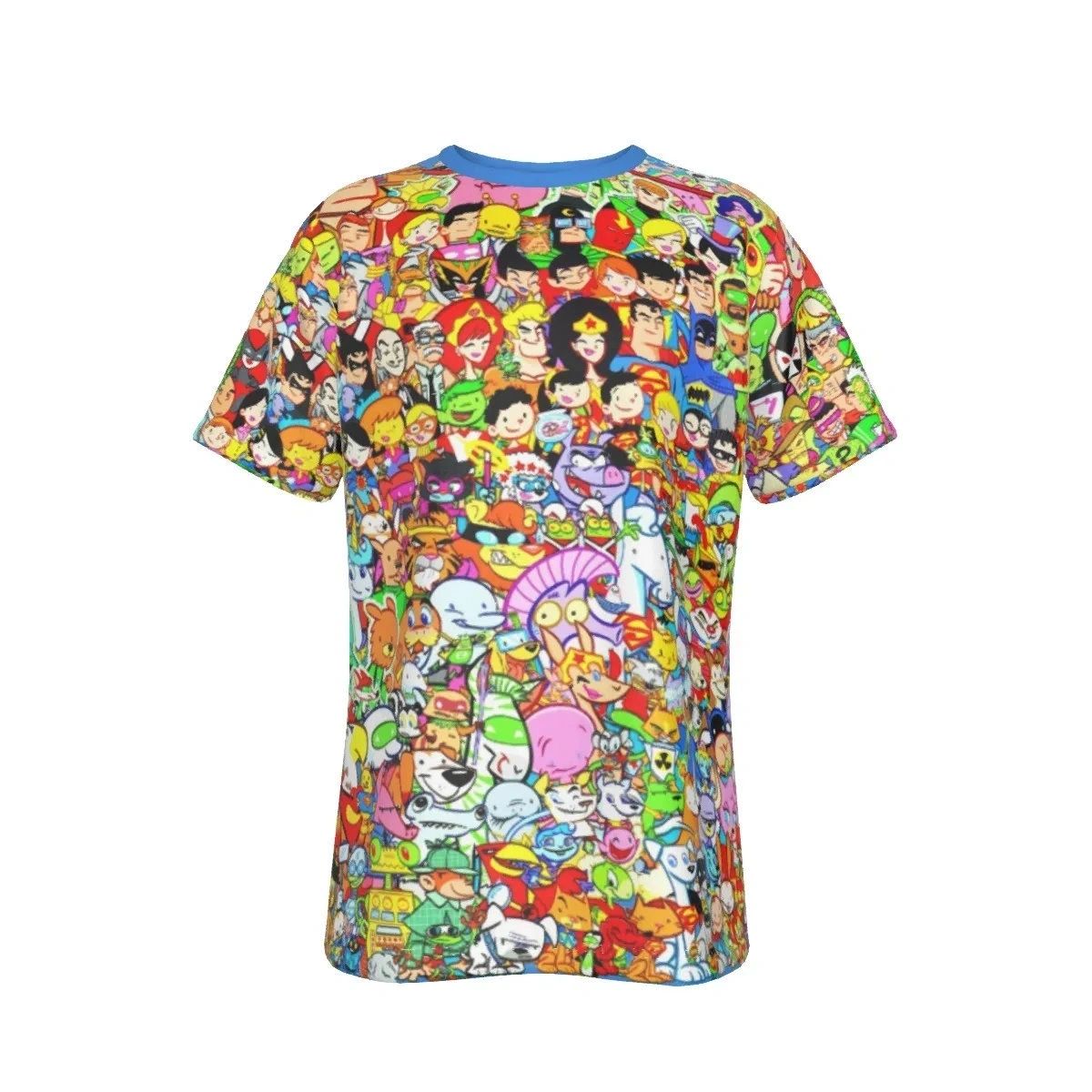 DC CARTOONS ALL-OVER PRINT SHIRT AND TANK TOP