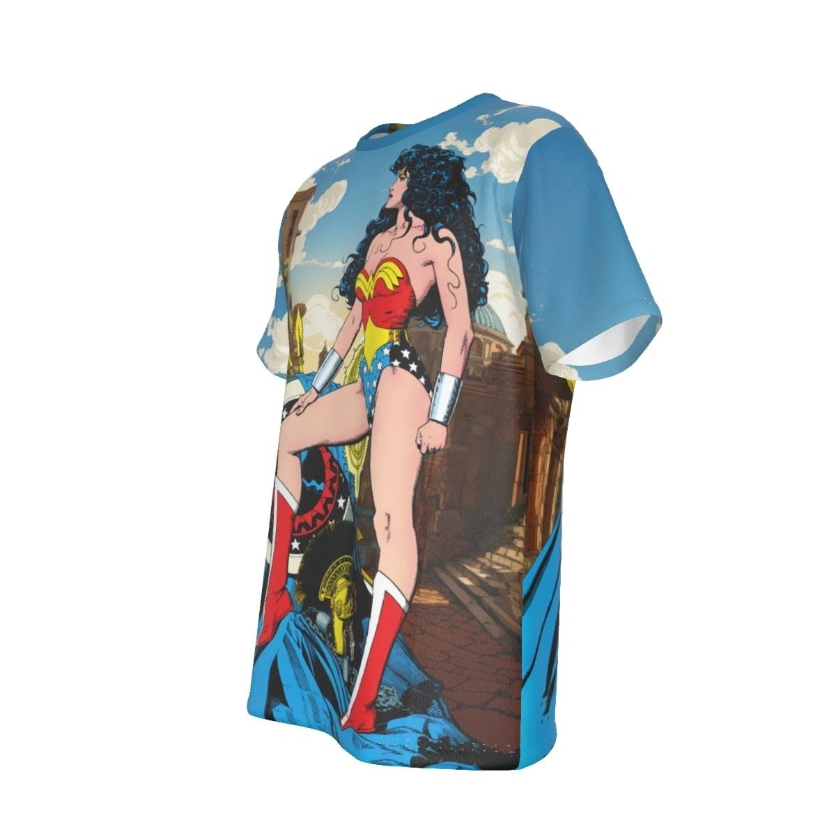 WONDER WOMAN ALL-OVER PRINT SHIRT AND TANK TOP