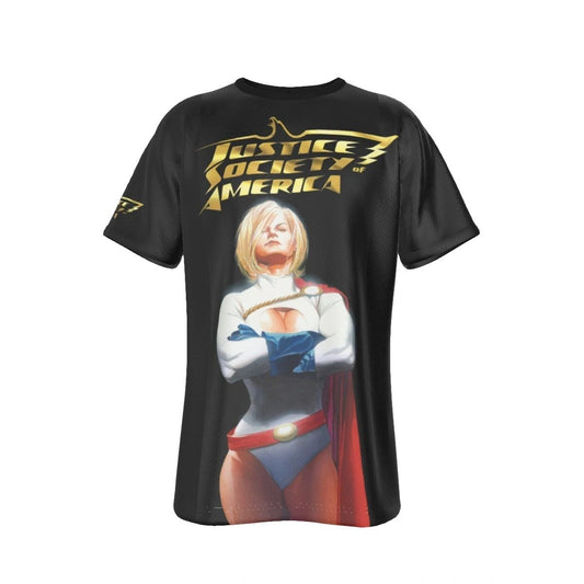 POWERGIRL JSA ALL-OVER PRINT SHIRT AND TANK TOP