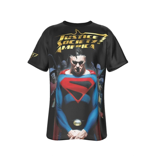 SUPERMAN JSA ALL-OVER PRINT SHIRT AND TANK TOP
