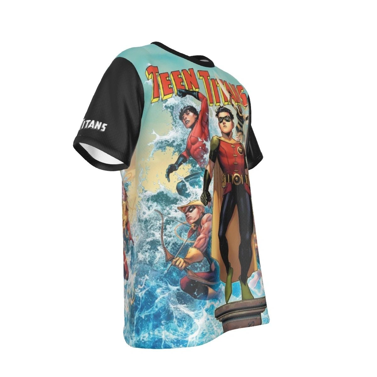 BUMBLEBEE/TEEN TITANS ALL-OVER PRINT SHIRT