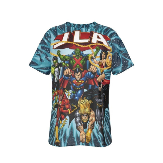 JLA V11 ALL-OVER PRINT SHIRT AND TANK TOP