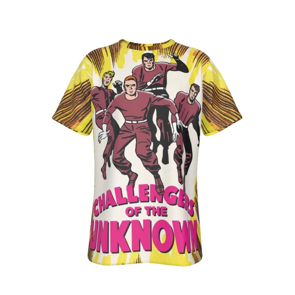 CHALLENGERS OF THE UNKNOWN ALL-OVER PRINT SHIRT AND TANK TOP