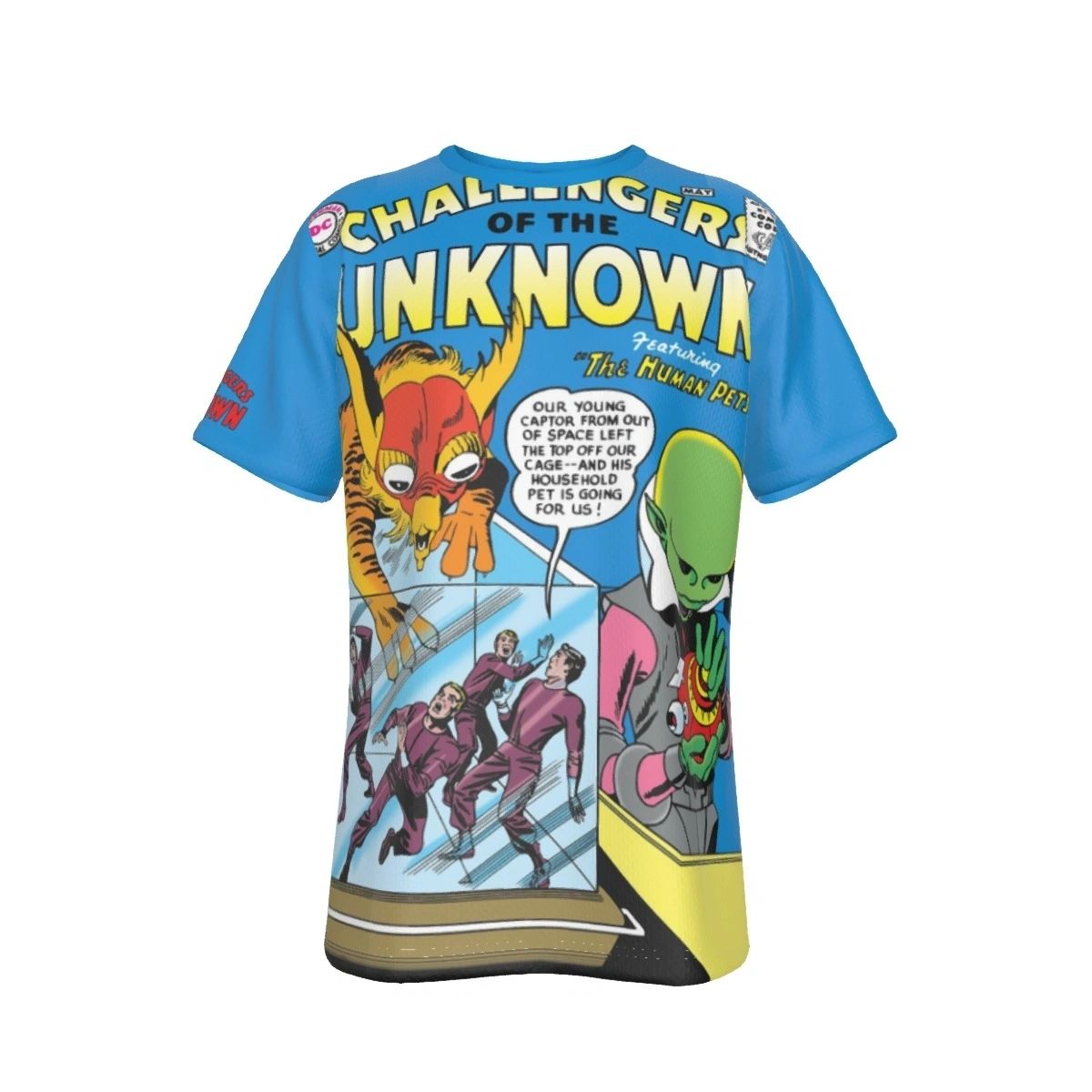 CHALLENGERS OF THE UNKNOWN 1 COVER ALL-OVER PRINT SHIRT AND TANK TOP