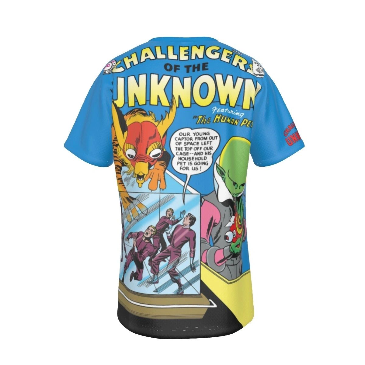 CHALLENGERS OF THE UNKNOWN 1 COVER ALL-OVER PRINT SHIRT AND TANK TOP