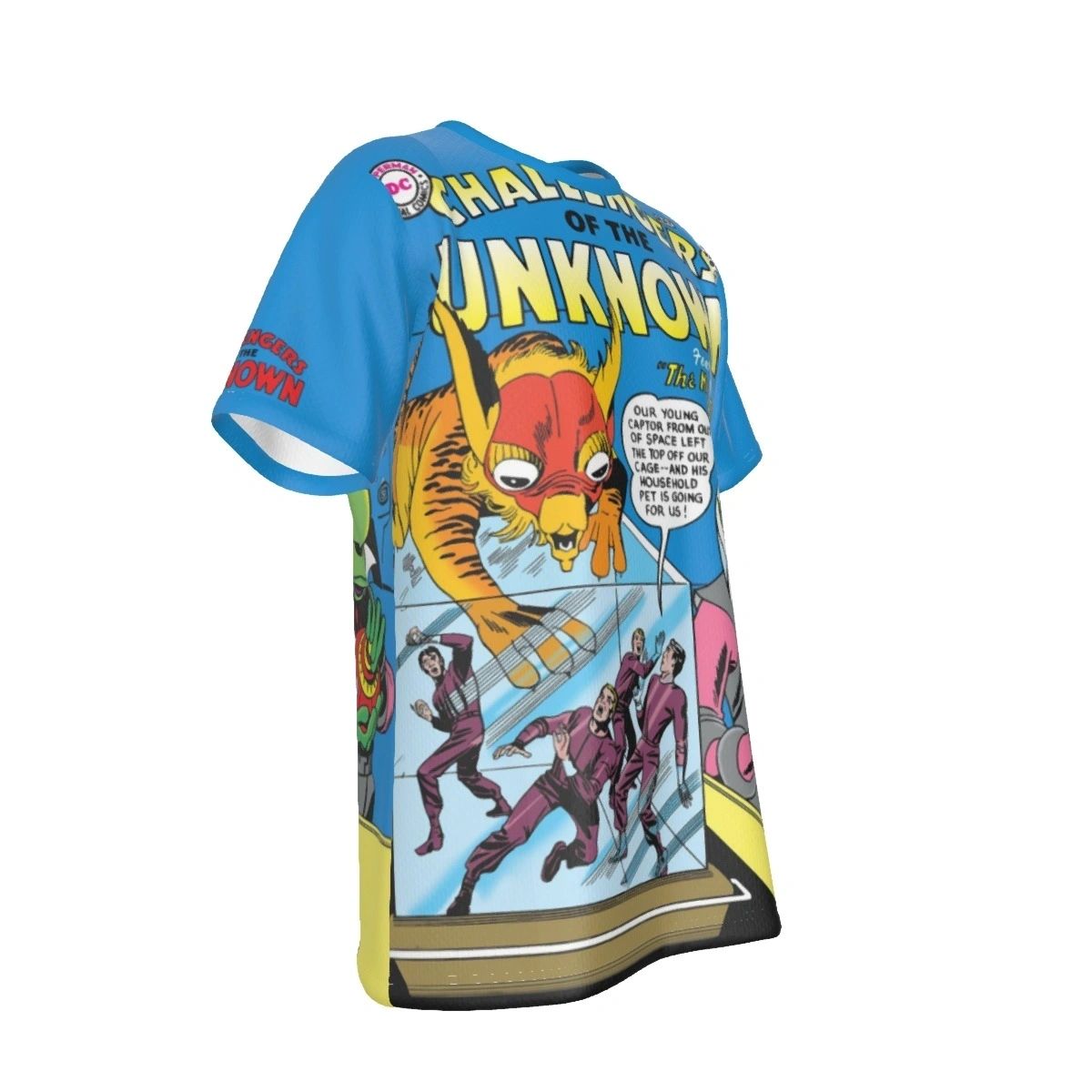 CHALLENGERS OF THE UNKNOWN 1 COVER ALL-OVER PRINT SHIRT AND TANK TOP